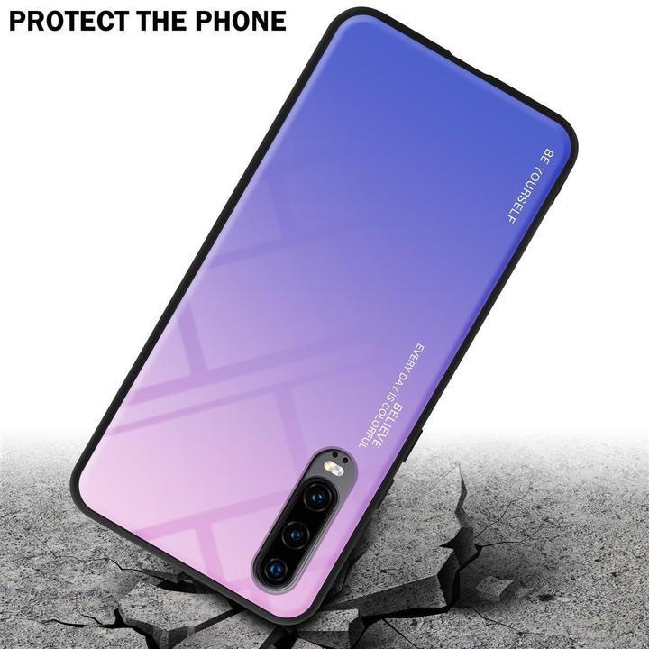 Productafbeelding Cadorabo TPU 2 kleuren glasdekking (Huawei P30)