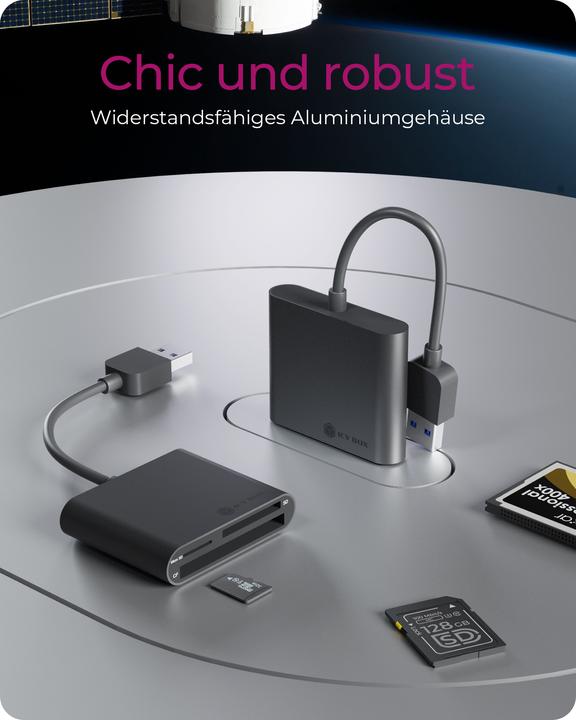 Image du produit Icy Box IB-CR301-U3, USB3.0 Multi-Card (USB 3.0)