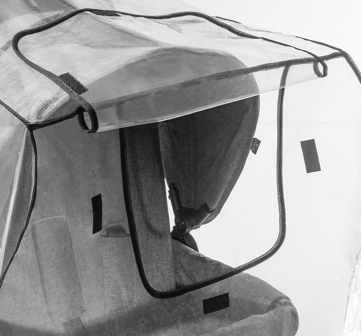 Actual product image Reer Raincover Sibling car