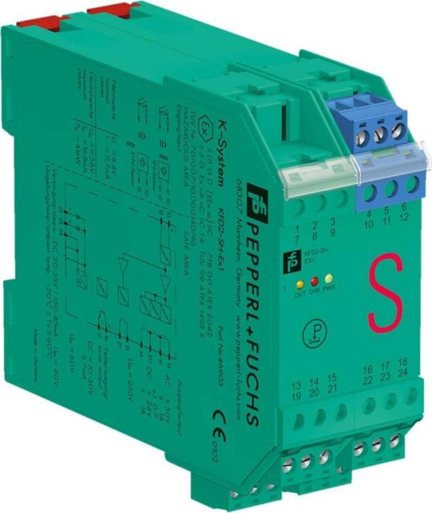Produktbild Pepperl & Fuchs PepperlFab Trennschaltverstärker 1-Kanal,A:Relai KFD2-SH-Ex1