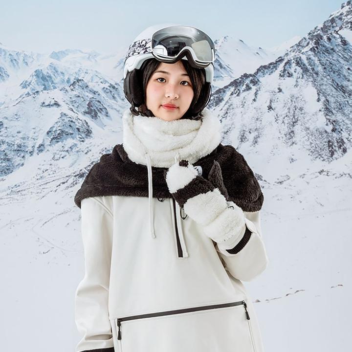 Produktbild Ty Panda Ski Balaclava for Kids/Adults Size L - Black/White