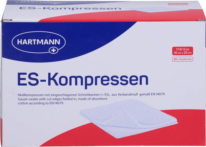 Produktbild Hartmann ES-Kompresse 10x20cm 12fach steril