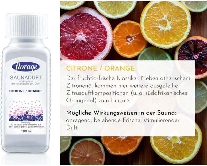 Actual product image Florage 5x 100ml Sauna Infusion Gift Set