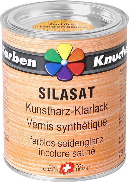 Actual product image Knuchel Synthetic resin silk gloss Silasat (Transparent, 0.38 l)