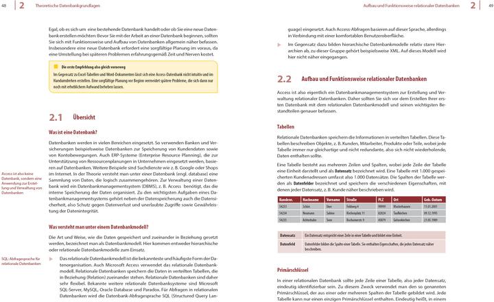 Immagine prodotto Access für Einsteiger - Schritt für Schritt zur Datenbank (Tedesco, Inge Baumeister, 2022)