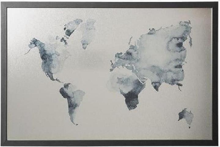 Actual product image Bi-Office Magnetic whiteboard world map 60 x 40 cm (60 x 40 cm)