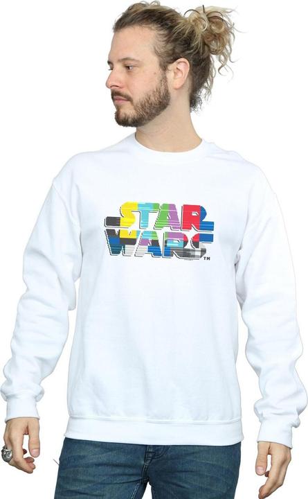 Actual product image Star Wars Mens Test Card Logo Sweatshirt (S)