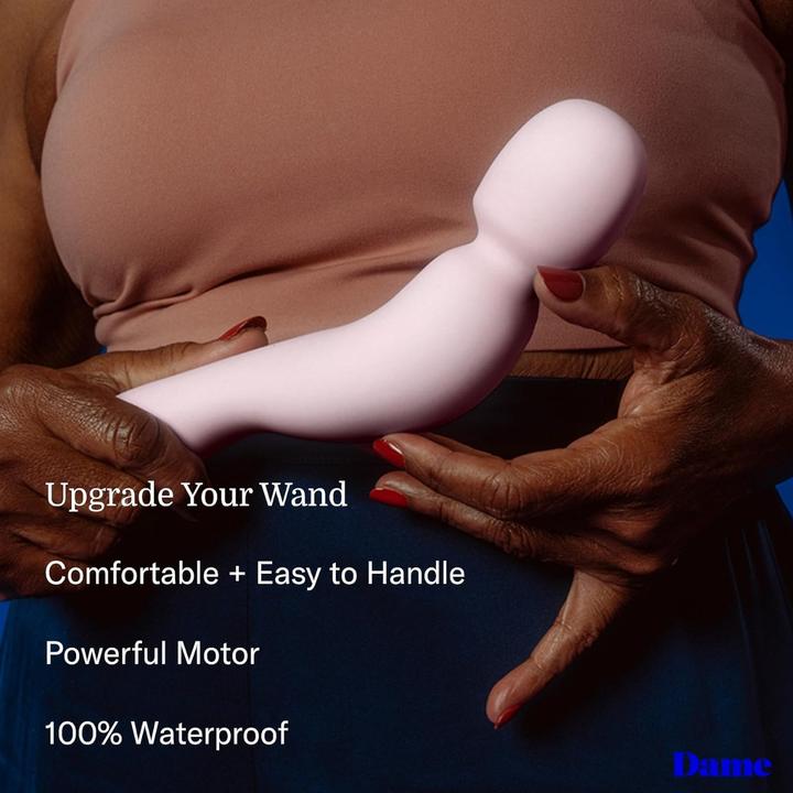 Actual product image Dame Products Com Wall Massager Quartz