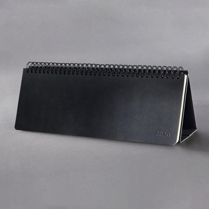 Image du produit Sigel Tisch-Querkalender Conceptum 30 x 14,3 cm, 2026, Schwarz (Français, Anglais, Néerlandais, Allemand)