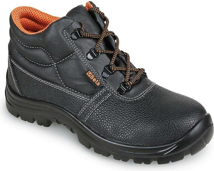 BETA SCARPE ALTE PELLE NERA BASE C/LAM BK 42, Grau, 42 mm (S1P, 42)
