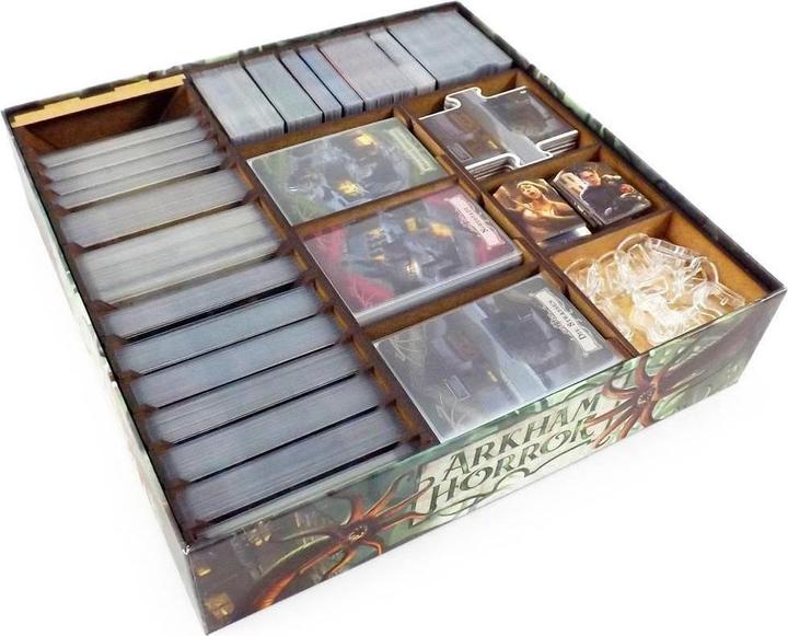 Actual product image Feldherr ARKH - Board game organiser for Arkham Horror 3rd Edition and expansion Midnight (Wood)