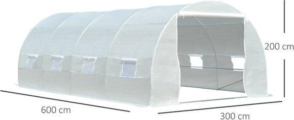 Actual product image Outsunny Foil greenhouse