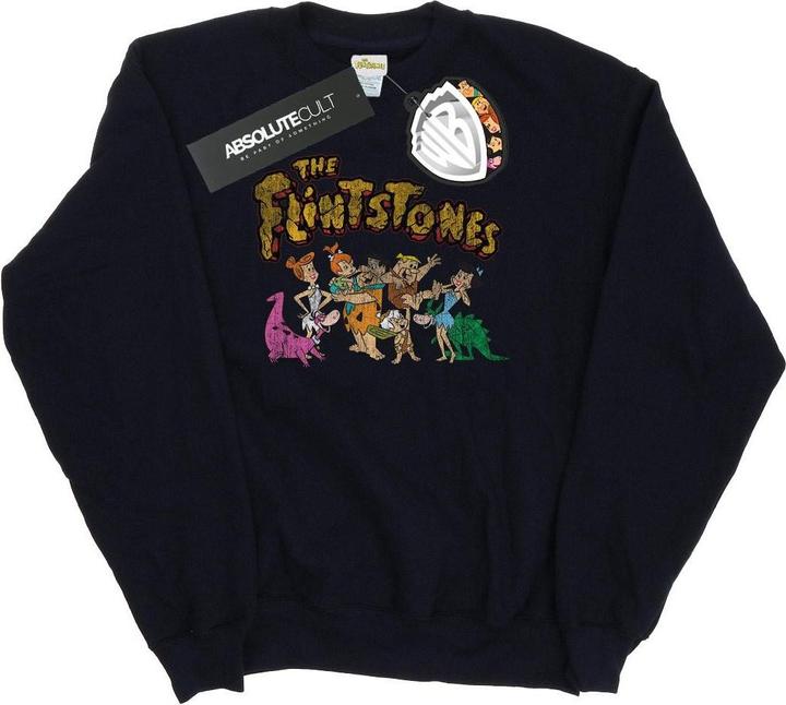 Produktbild The Flintstones Group Distressed Sweatshirt (L)