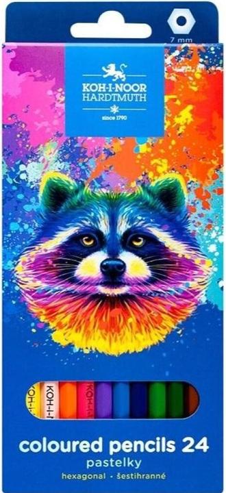 Actual product image Koh-i-Noor Buntstifte 24 St. Waschbär (Multicoloured, 24 x)