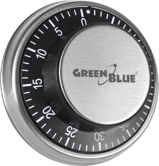 Produktbild Greenblue 51348 - Mechanischer Küchentimer - Silber - 60 min - Magnetic - 9,5 cm - Box