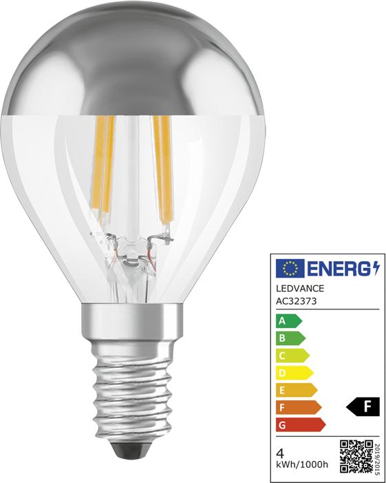 Image du produit Osram CLP FIL Miroir (E14, 4 W, 350 lm, 1 x, F)