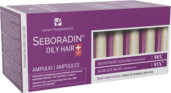 Produktbild Inter Fragrances Oily Hair Serum Ampoules 14 x 5.5ml - Pack of 14 (77 ml)