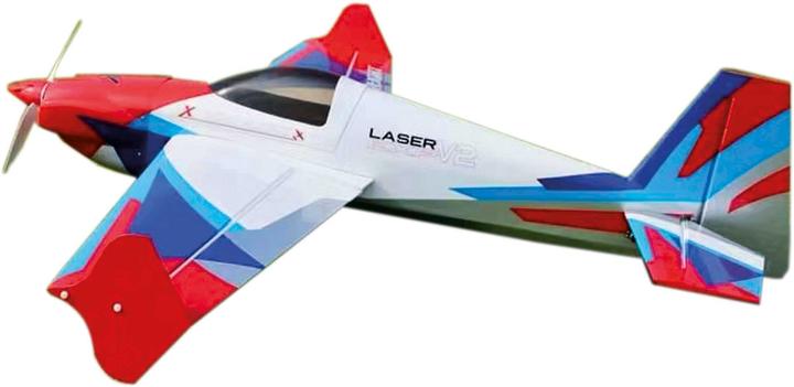 Extremeflight-RC laser 60" v2 plus blau/weiss/rot arf mit tragflächen-schnellverschluss