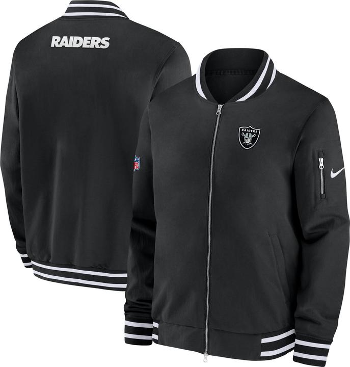 Produktbild Nike Las Vegas Raiders Coach Bomber Jacket M (M)
