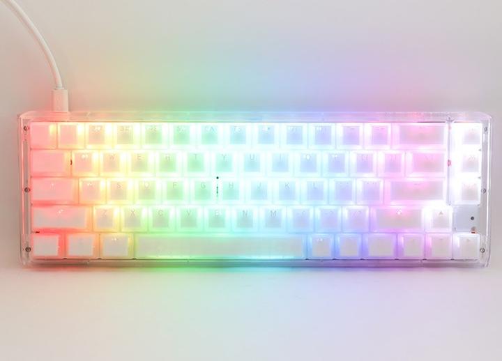 Immagine prodotto Ducky Tastiera da gioco One 3 Aura White SF, LED RGB - MX-Blue (DE, Cablato)