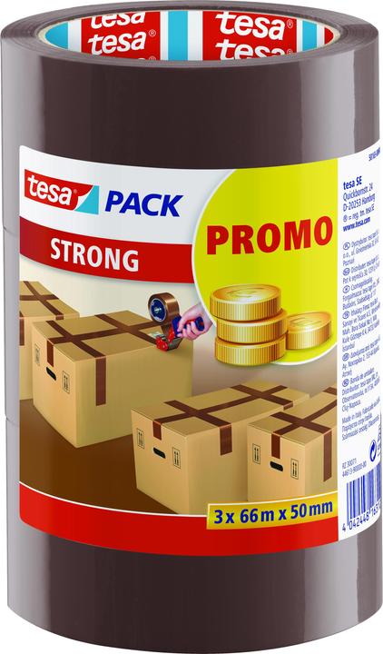 tesa 3x tesapack STRONG Packband (50 mm)