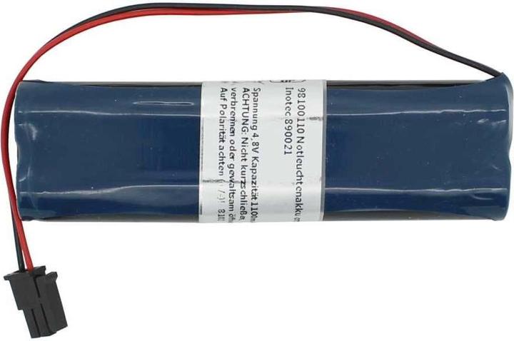 Produktbild XCell Notleuchtenakku NiMH 4,8V 1100mAh L2x2 Mignon AA mit 150mm Kabel & Stecker ersetzt Inotec 890021 (1100 mAh, Ladegerät inkl. Akku)