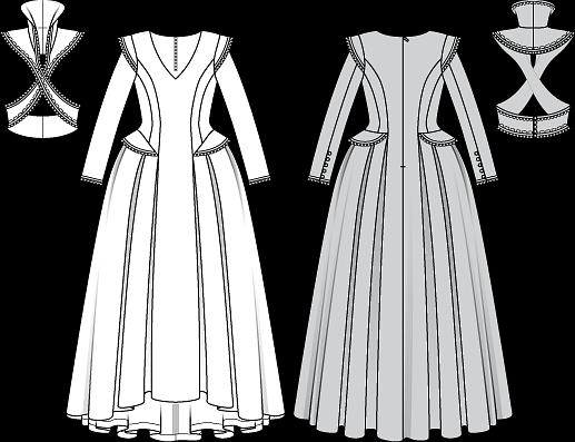 Produktbild Schnittmuster festliches Kleid