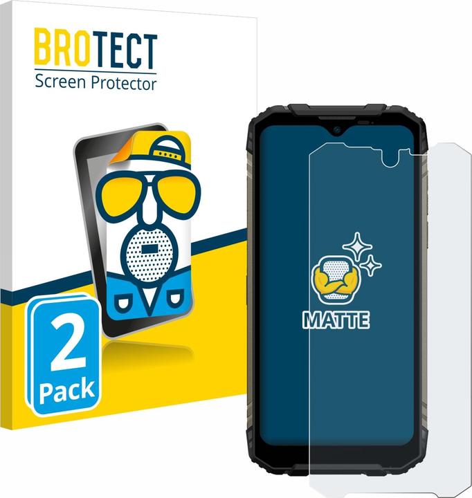 Produktbild BROTECT Entspiegelungs-Schutzfolie Displayschutz Matt (2 Stück, Doogee S96 Pro)