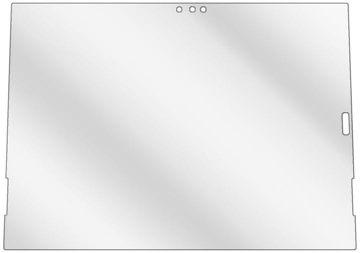 Actual product image Dipos Screen Protector Crystalclear (2 Piece, ThinkPad X1)