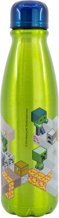 Image du produit Stor Minecraft - Gourde en aluminium pour enfants, 600 ml (0.60 l)