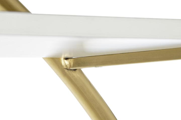 Produktbild DKD Home Decor Shelves 160 x 35 x 180 cm Golden Metal White Poplar (160 x 35 x 180 cm)
