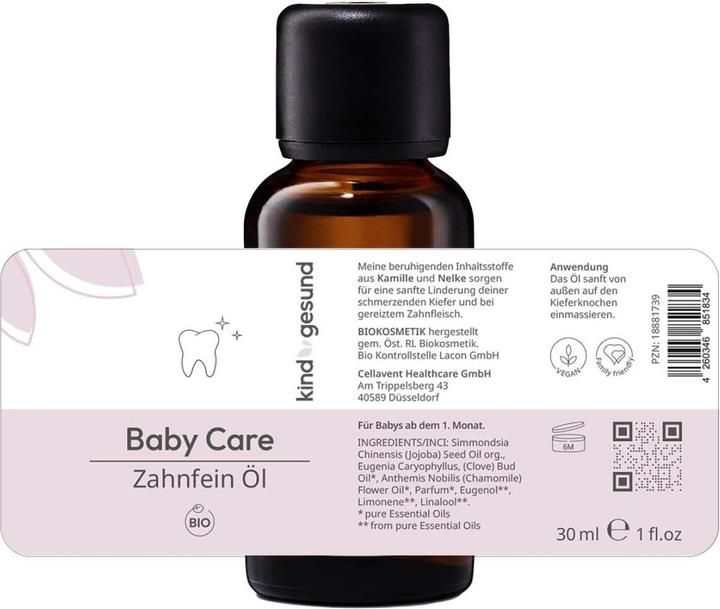 Immagine prodotto Kindgesund Baby Care Olio Delicato per Denti 30 ml