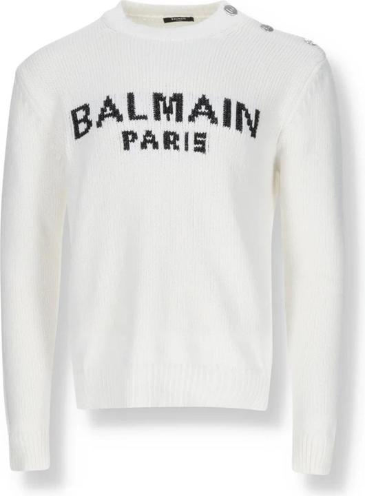 Balmain Cotton Logo Sweater (L)