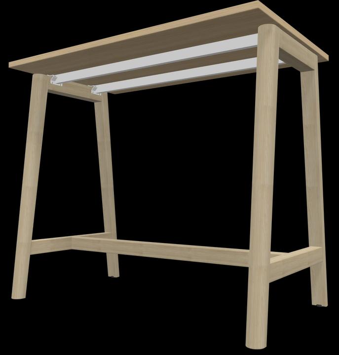 Immagine prodotto Narbutas Nova Wood tavolo alto (120 x 70 x 105 cm)