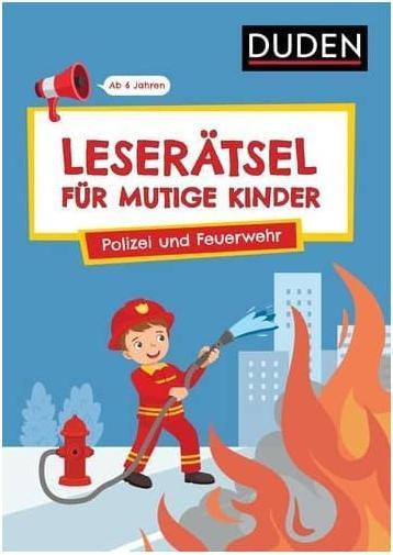 Image du produit Leserätsel für mutige Kinder - Polizei und Feuerwehr - Ab 6 Jahren (Allemand, Le coin de Janine, Ulrike Rogler, 2024)