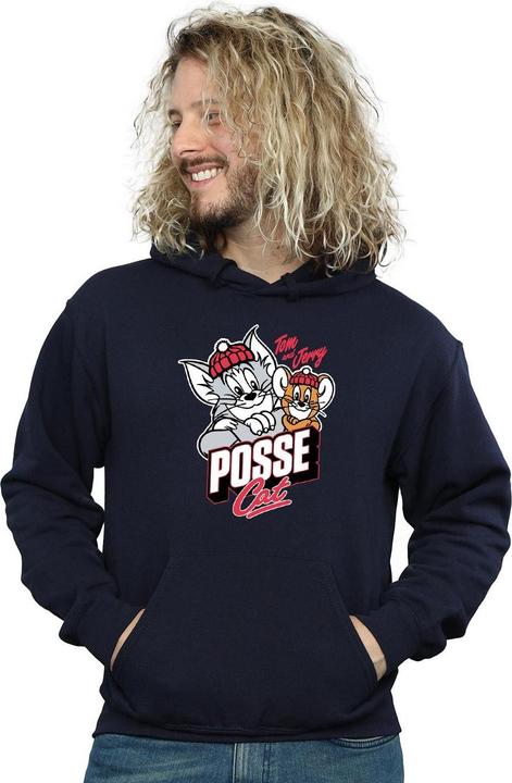 Immagine prodotto Tom & Jerry Posse Cat Felpa con Cappuccio Uomo (XXL)