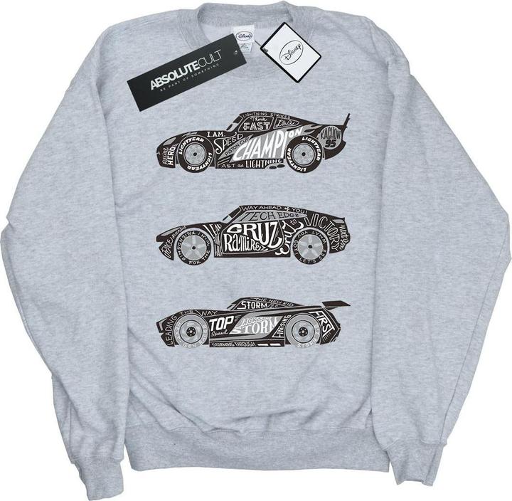 Immagine prodotto Disney Cars Text Racers Felpa Ragazze (128)