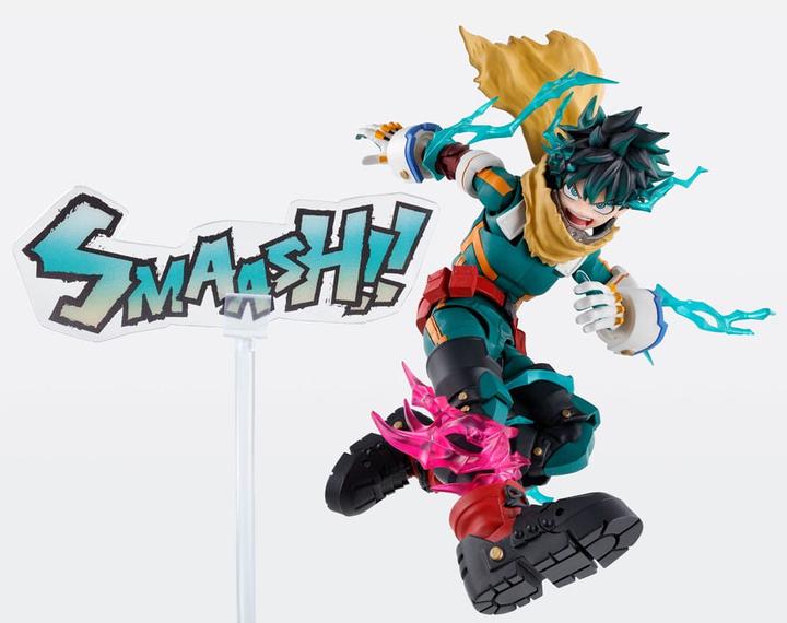 Actual product image Bandai Namco My Hero Academia S.H. Figuarts Accessory Set Izuku Midoriya & Katsuki Bakugo Plus Ultra Option