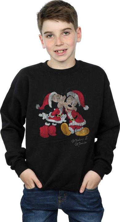 Produktbild Disney Mickey And Minnie Christmas Kiss Sweatshirt Jungen (152, 158)