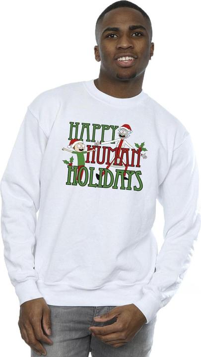 Image du produit Rick And Morty - Sweat HAPPY HUMAN HOLIDAYS - Homme (XL)