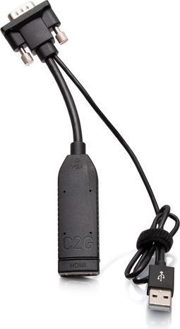 Image du produit C2G Convertisseur adaptateur de type dongle VGA vers HDMI® (VGA)
