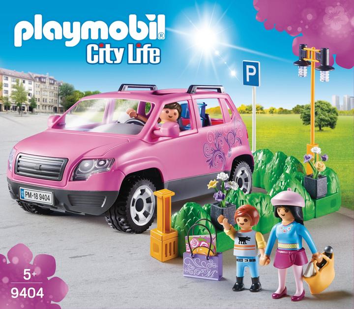 Image du produit Playmobil Voiture familiale avec baie de stationnement (9404)