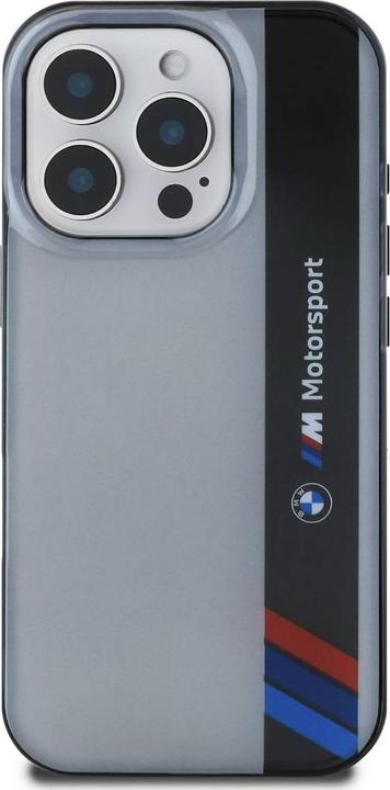 Immagine prodotto BMW BMHCP16L23HTFEG iPhone 16 Pro 6,3" szary/grey hardcase Motosport IML Vertical Stripe (Apple iPhone 16 Pro)