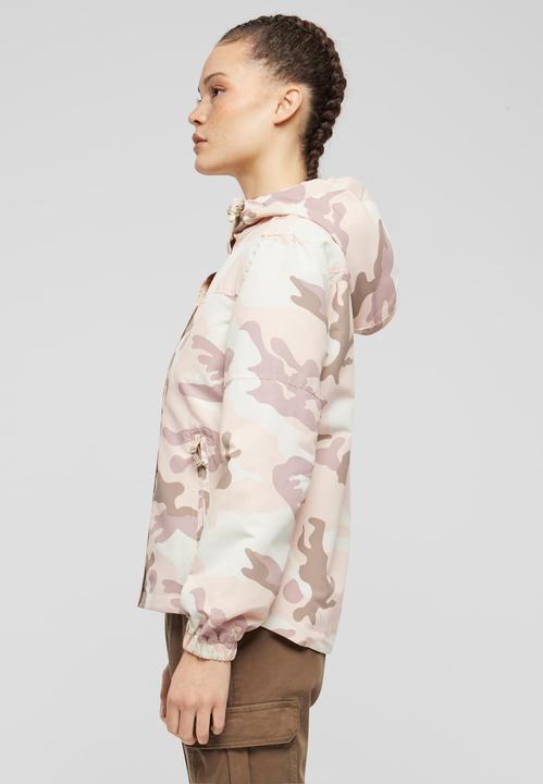 Produktbild Brandit Damen Sommer Frontzip Windjacke Grösse S Farbe Candy/Tarnmuster (S)