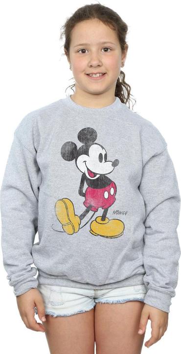 Produktbild Disney Girls Classic Kick Mickey Mouse Sweatshirt (152, 158)