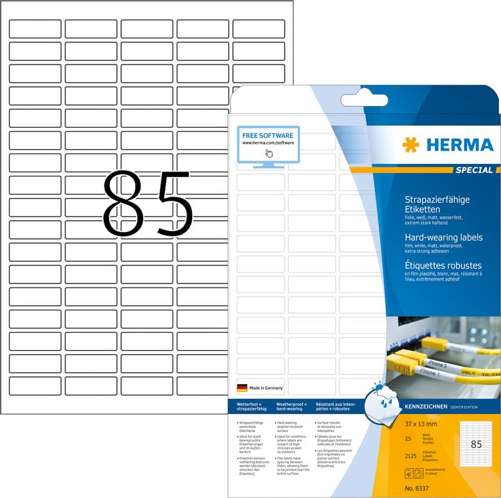 HERMA Etichette resistenti alle intemperie A4