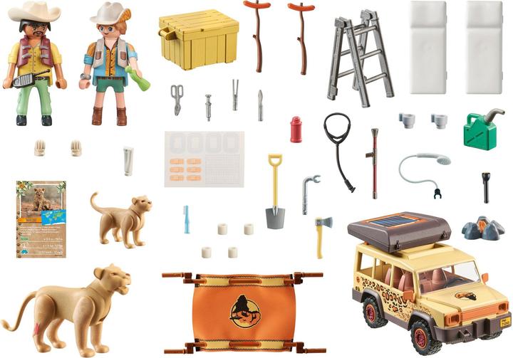Image du produit Playmobil Wiltopia - En 4x4 chez les lions (71293, Playmobil Wiltopia)
