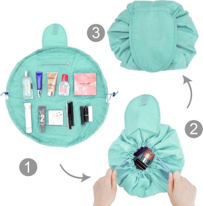 Immagine prodotto Intirilife Borsa per cosmetici in azzurro cielo