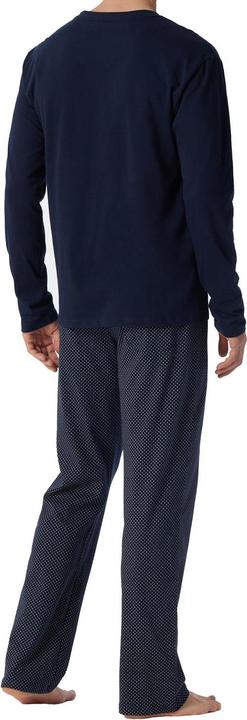 Produktbild Schiesser langer Pyjama Schlafanzug natürlich 100% Baumwolle | auch Übergrössen (XXL)