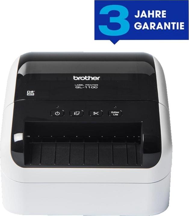 Actual product image Brother P-touch QL-1100 (300 dpi)